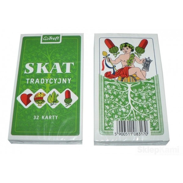 TREFL KARTY DO GRY 32 LISTKI SKAT TRADYCYJNY SKLEP KAMI TREFL KARTY DO GRY 32 LISTKI SKAT TRADYCYJNY SKLEP KAMI