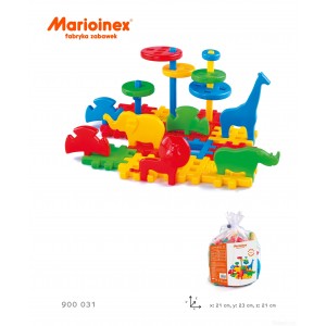 MARIOINEX KLOCKI KONSTRUKCYJNE MIX 30 900031 +24M