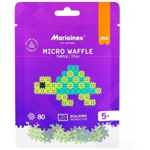 MARIOINEX KLOCKI MICRO WAFLE 80 SZT. ŻÓŁW 902998