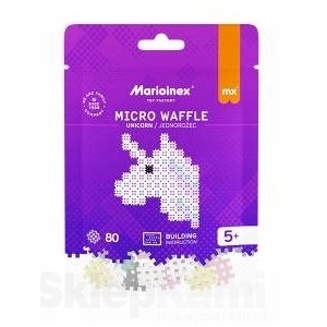MARIOINEX KLOCKI MICRO WAFLE 80 JEDNOROŻEC 903414