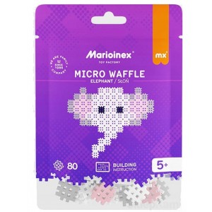 MARIOINEX KLOCKI MICRO WAFLE 80 SZT. SŁOŃ 903438