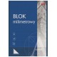 BLOK MILIMETROWY A4 20 KARTEK 90 g/m2 UNIPAP