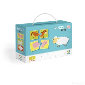 PUZZLE DUO ZWIERZĘTA 12 OBRAZKÓW 24 EL TM TOYS