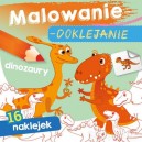 MALOWANIE DOKLEJANIE DINOZAURY MALOWANKA NAKLEJKI