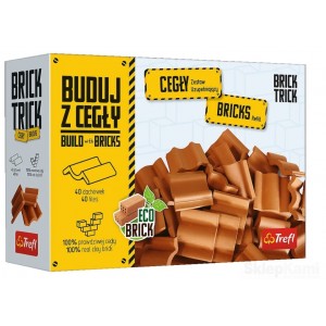 TREFL BRICK TRICK 61555 CEGŁY DACHÓWKI 40 SZT. ECO