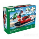 BRIO 33061 PORT ZAŁADUNKOWY KOLEJKA DREWNIANA