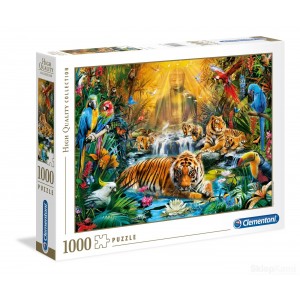 CLEMENTONI 39380 PUZZLE 1000 EL. MISTIC TIGERS