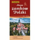 MAPA ZAMKÓW POLSKI 1:900 000 COMPASS 492 OBIEKTY