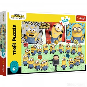 TREFL 15398 PUZZLE 160 MINIONKI BELLO!