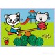 TREFL 34372 PUZZLE 4w1 DZIEŃ KICI KOCI