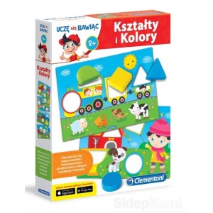 CLEMENTONI 60917 KSZTAŁTY I KOLORY GRA