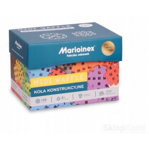 MARIOINEX 904138 KLOCKI MIDI WAFLE KOŁA KONSTRUKCYJNE 120