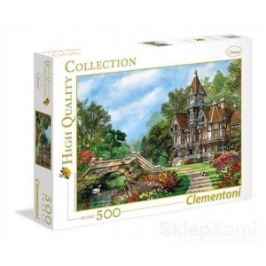 CLEMENTONI 35048 PUZZLE 500 WATERWAY COTTAGE