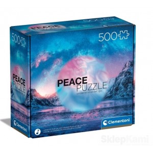 CLEMENTONI 35116 PUZZLE 500 EL. PEACE LIGHT BLUE