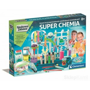 CLEMENTONI 50805 SUPER CHEMIA NAUKOWA ZABAWA