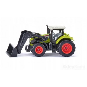 SIKU 1392 TRAKTOR CLAAS AXION Z PRZEDNIĄ ŁADOWARKĄ