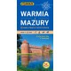 MAPA ATRAKCJI TURYSTYCZNYCH WARMIA I MAZURY 1:225 000 COMPASS W.3