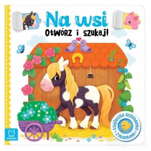 NA WSI OTWÓRZ I SZUKAJ! KSIĄŻECZKA ROZKŁADANKA Z OKIENKAMI AKSJOMAT