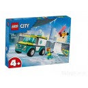 LEGO CITY 60403 KARETKA I SNOWBOARDZISTA