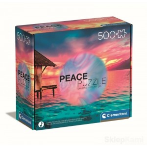 CLEMENTONI 35120 PUZZLE 500 EL. PEACE ŻYJĄC TERAŹNIEJSZOŚCIĄ