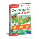 CLEMENTONI 50762 UKŁADANKA ZWIERZĘTA I ICH CIENIE UCZĘ SIĘ BAWIĄC