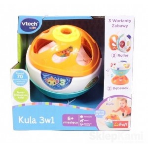 VTECH 61721 KULA 3W1 INTERAKTYWNA BĘBENEK, ROLLER