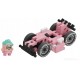 MARIOINEX 906262 MINI WAFLE 50 EL. AUTKO WYŚCIGOWE RÓŻOWE PINK RACE CAR