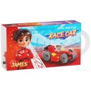 MARIOINEX 906255 MINI WAFLE 50 EL. AUTKO WYŚCIGOWE CZERWONE RED RACE CAR