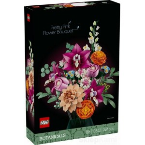 LEGO BOTANICALS 10342 PIĘKNY BUKIET RÓŻOWYCH KWIATÓW