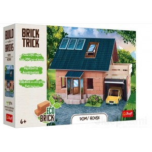 TREFL BRICK TRICK 61916 DOM HOUSE L EKO BUDUJ Z CEGŁY CERAMICZNE