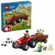 LEGO CITY 60461 CZERWONY TRAKTOR Z PRZYCZEPĄ