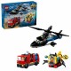 LEGO CITY 60462 ZESTAW Z HELIKOPTEREM, WOZEM STRAŻACKIM I ŁODZIĄ PODWODNĄ