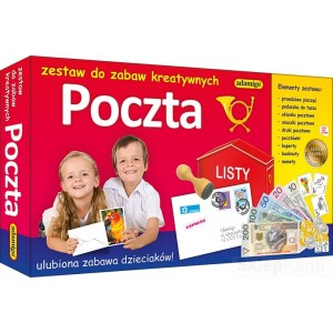 ADAMIGO POCZTA ZESTAW DO ZABAW KREATYWNYCH