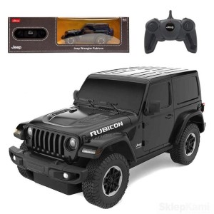 RASTAR 79500 R/C 1:24 JEEP WRANGLER RUBICON BLACK CZARNY