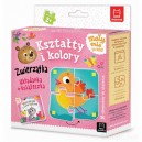 MAŁY MIŚ TO LUBI! KSZTAŁTY I KOLORY ZWIERZĄTKA UKŁADANKA +KSIĄŻKA AKSJOMAT