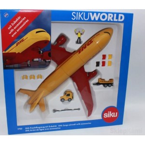 SIKU 1702 SAMOLOT TRANSPORTOWY DHL Z AKCESORIAMI