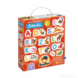 CZUCZU PUZZLE DO PARY LIERKI 48 EL. CZU CZU