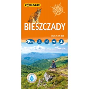 MAPA BIESZCZADY 1:50 000 COMPASS LAMINOWANA