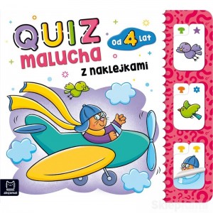 QUIZ MALUCHA Z NAKLEJKAMI OD 4 LAT AKSJOMAT