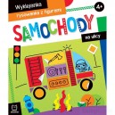 SAMOCHODY NA ULICY WYKLEJANKA RYSOWANKA Z FIGURAMI 4+ AKSJOMAT