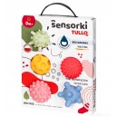 TULLO 496 PIŁECZKI SENSORYCZNE SENSORKI 5 SZT BEZ DZIURKI PASTELOWE