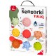 TULLO 497 PIŁECZKI SENSORYCZNE SENSORKI 8 SZT BEZ DZIURKI PASTELOWE