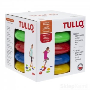 TULLO 457 DYSKI SENSORYCZNE 4 SZTUKI DO ĆWICZEŃ