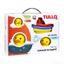 TULLO 516 ZABAWKI DO KĄPIELI 6 SZT BEZ DZIURKI HIGIENICZNE KACZUSZKI ŁÓDKI