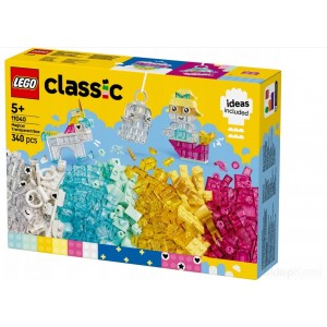 LEGO CLASSIC 11040 MAGICZNY ZESTAW Z PRZEZROCZYSTYMI KLOCKAMI