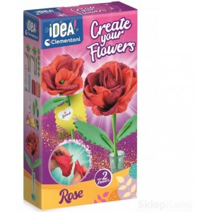 CLEMENTONI IDEA 18168 MINI FABRYKA KWIATÓW RÓŻA
