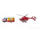 SIKU 1748 MERCEDES-BENZ AMBULANS + HELIKOPTER RATUNKOWY