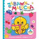 ZABAWY MALUCHA Z KURCZĄTKIEM AKTYWIZUJĄCA KSIĄŻKA Z NAKLEJKAMI AKSJOMAT