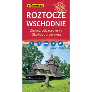 MAPA ROZTOCZE WSCHODNIE ZIEMIA LUBACZOWSKA OKOLICE JAROSŁAWIA COMPASS