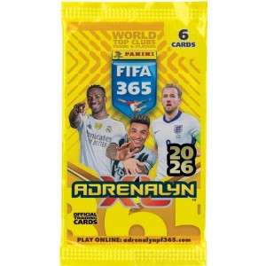 SASZETKA Z KARTAMI FIFA 365 ADRENALYN XL 2026 PANINI 6 KART